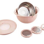 Multifunctional Kitchen Creative Household Rotating Washing Basket - EX-STOCK Canada