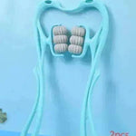 Multifunctional Manual Six-wheel Neck Massager Massage Relieve Roller Massage Tool - EX-STOCK Canada