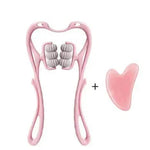 Multifunctional Manual Six-wheel Neck Massager Massage Relieve Roller Massage Tool - EX-STOCK Canada