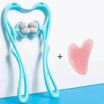 Multifunctional Manual Six-wheel Neck Massager Massage Relieve Roller Massage Tool - EX-STOCK Canada