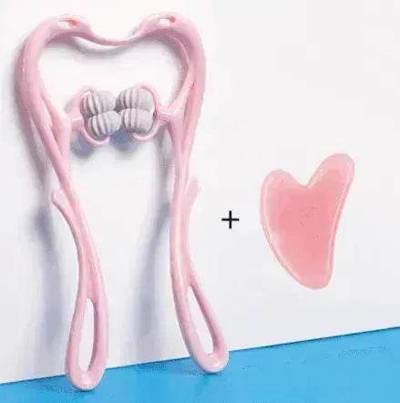 Multifunctional Manual Six-wheel Neck Massager Massage Relieve Roller Massage Tool - EX-STOCK Canada