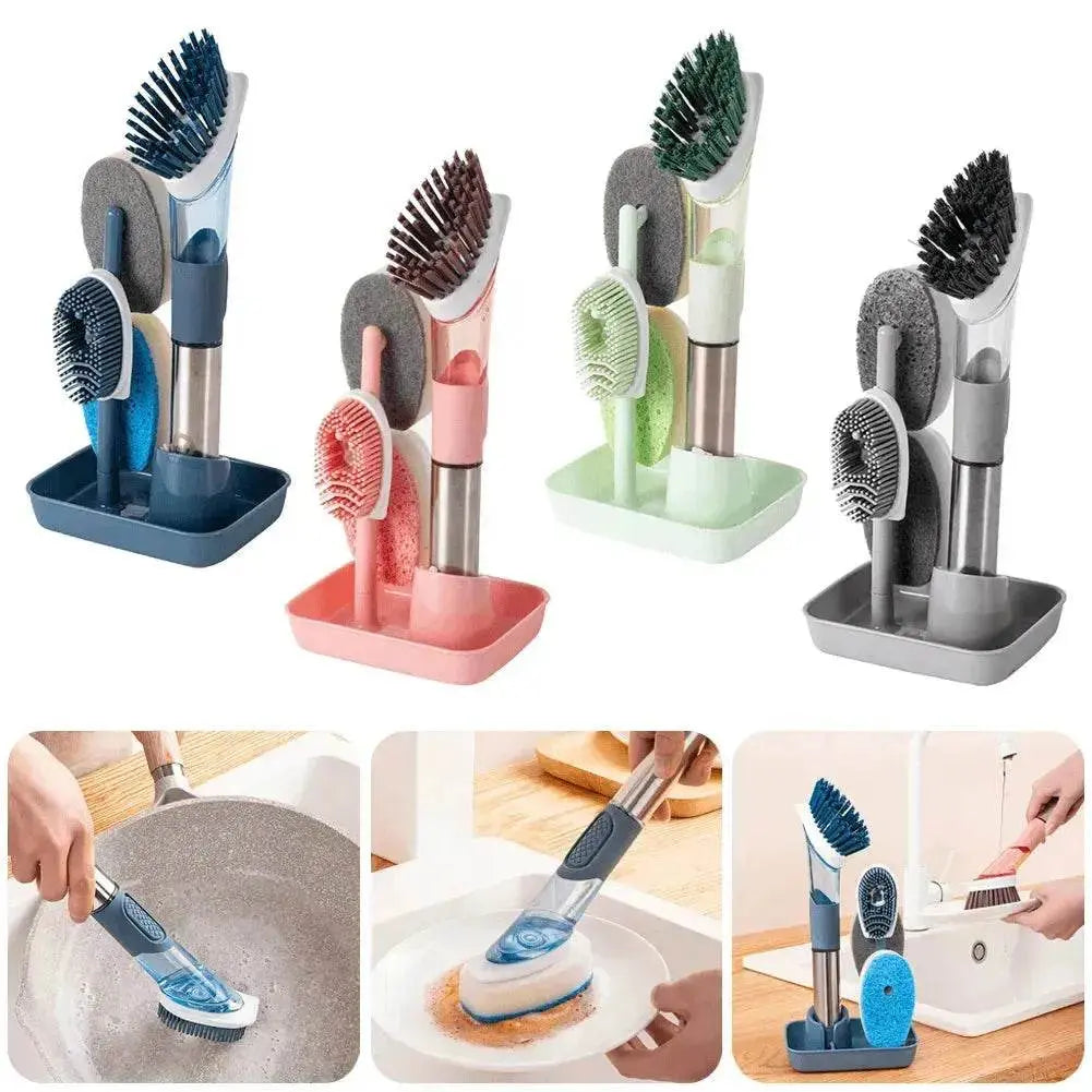 Multifunctional Oily Sponge Cleaning Dish Brush - EX-STOCK Canada