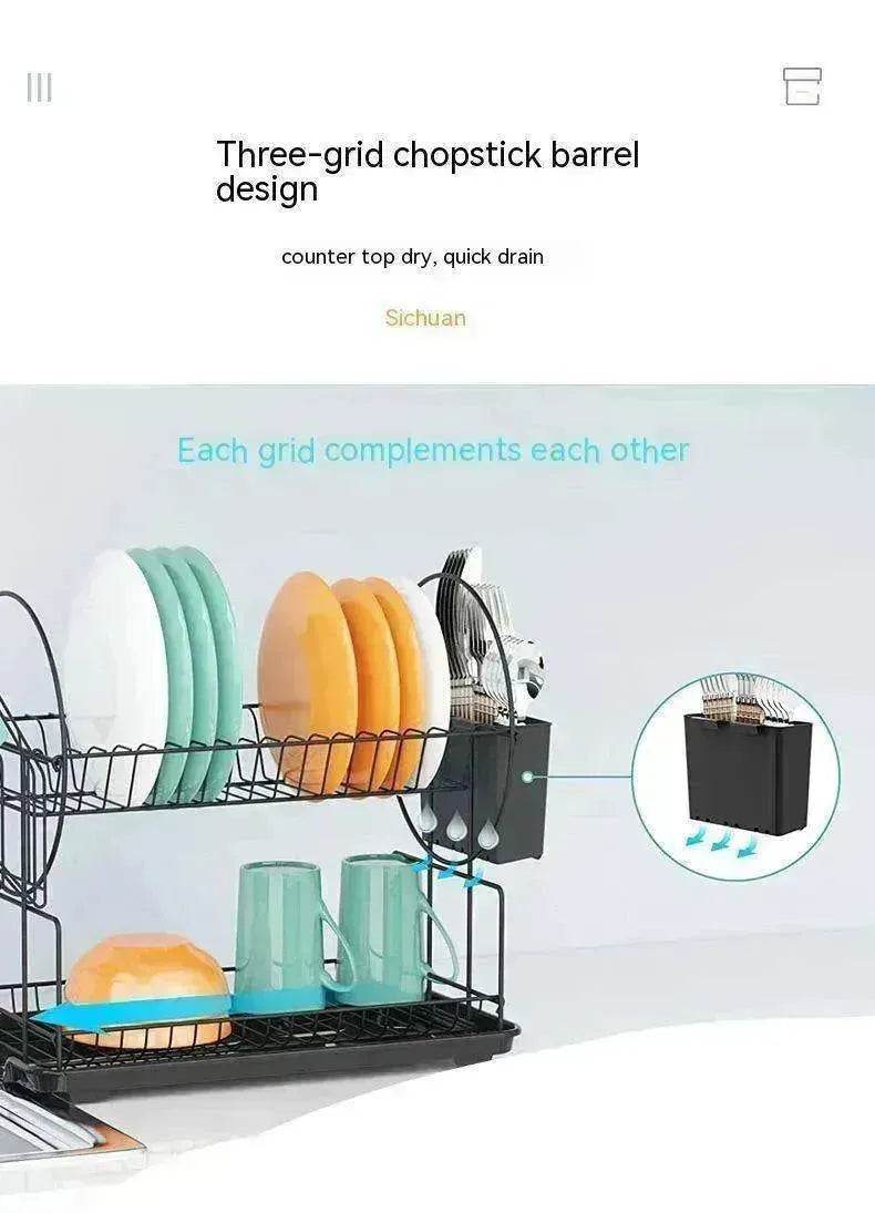 Narrow Simple Style Bowl And Dishes Drying And Draining Storage Rack - EX-STOCK Canada