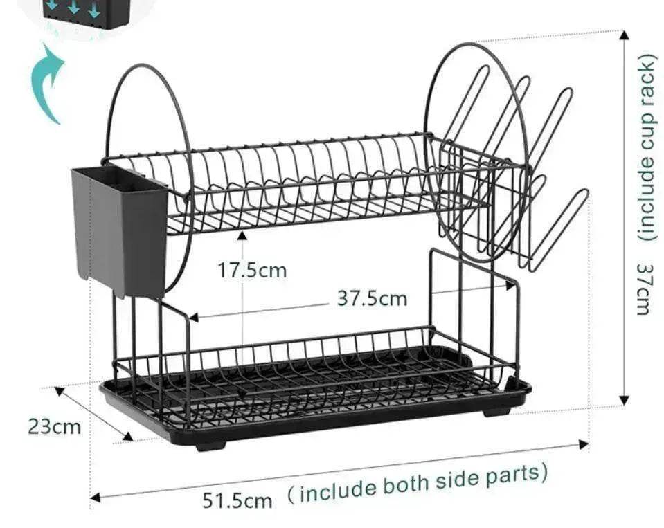 Narrow Simple Style Bowl And Dishes Drying And Draining Storage Rack - EX-STOCK Canada
