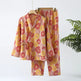 New Chinese Style Spring And Autumn Double Pure Cotton Gauze Pajamas For Women - EX-STOCK Canada