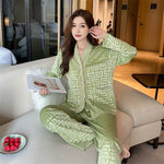 New Gold Velvet Pajamas Women's Suit  EX-STOCK CANADA