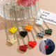 New Heart Shaped Stitching Acrylic Couple Necklace - EX-STOCK CANADA