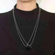 New Heart Shaped Stitching Acrylic Couple Necklace - EX-STOCK CANADA
