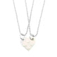 New Heart Shaped Stitching Acrylic Couple Necklace - EX-STOCK CANADA