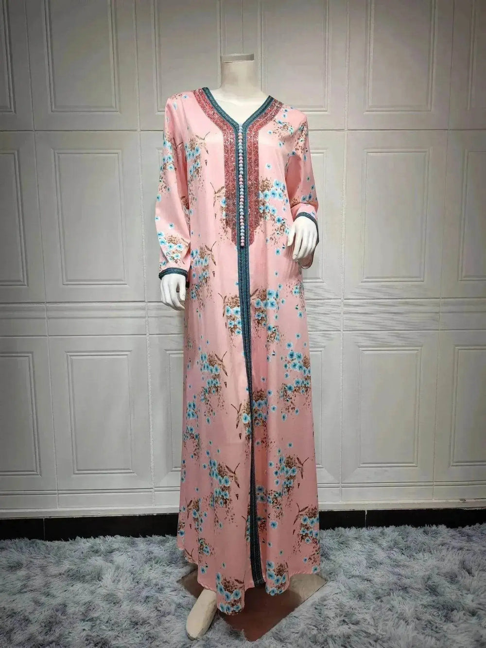 New Hot Diamond Arab Print Dress - EX-STOCK Canada