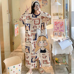 New Long-sleeved One-piece Pajamas For Women  EX-STOCK CANADA