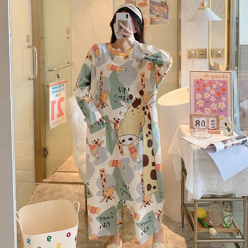 New Long-sleeved One-piece Pajamas For Women  EX-STOCK CANADA