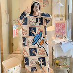 New Long-sleeved One-piece Pajamas For Women  EX-STOCK CANADA