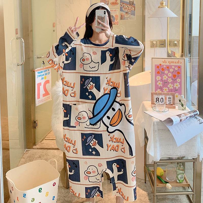 New Long-sleeved One-piece Pajamas For Women  EX-STOCK CANADA