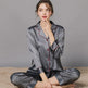 New Spring And Autumn Silk Couple Pajamas For Women - EX-STOCK Canada