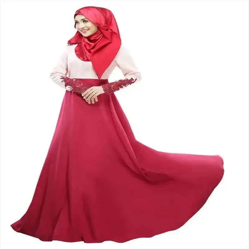 New color matching Arab long skirt - EX-STOCK Canada