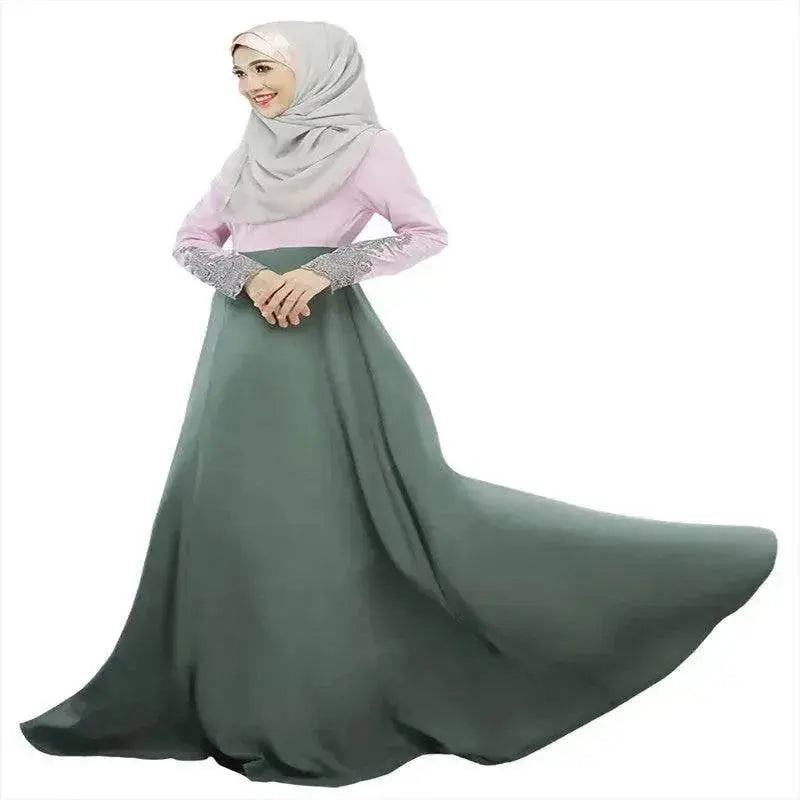 New color matching Arab long skirt - EX-STOCK Canada