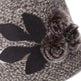 New women's woolen French plain weave flowers basin hat - EX-STOCK Canada