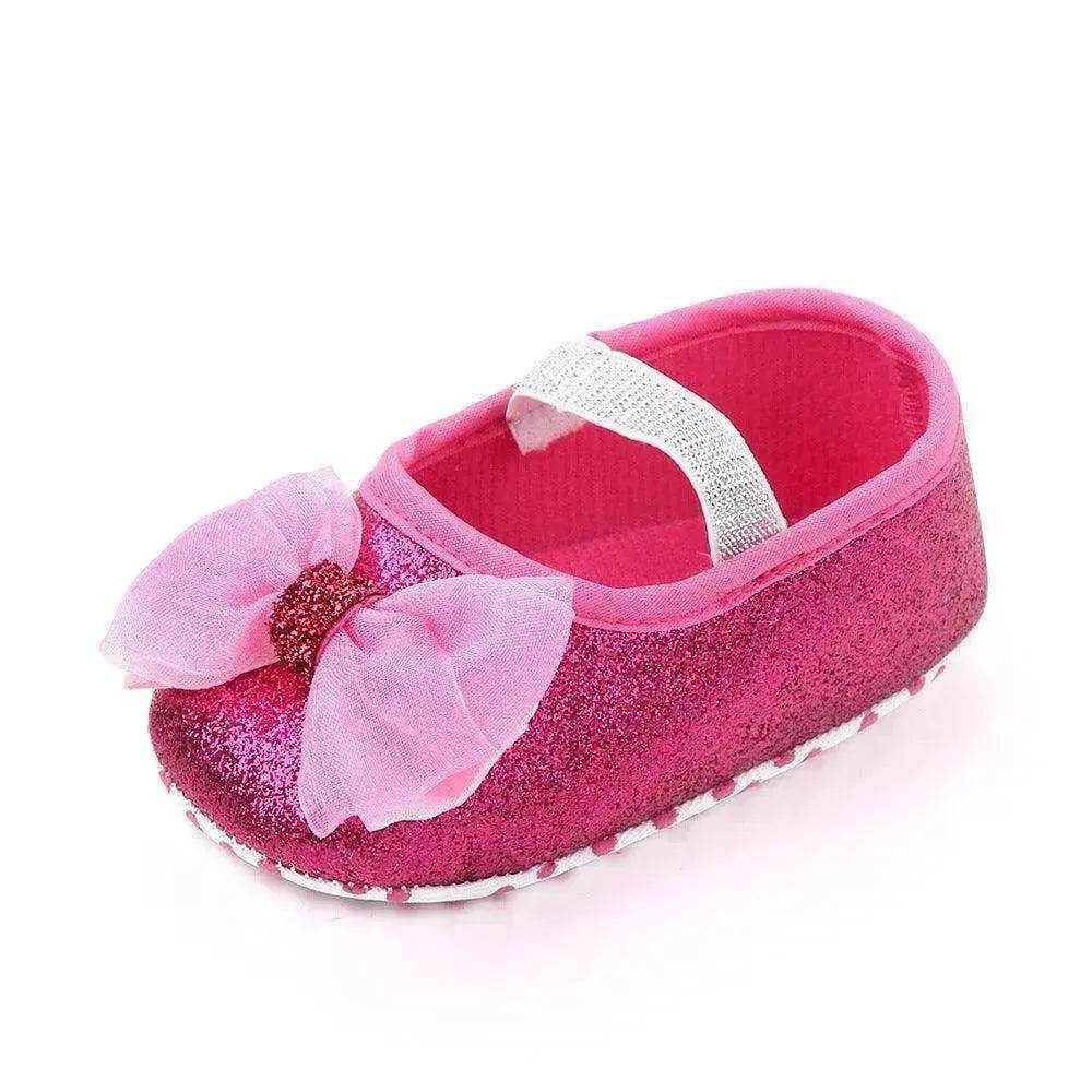 Newborn Princess Shoes Soft Sole Bow Baby Shoes - EX-STOCK Canada