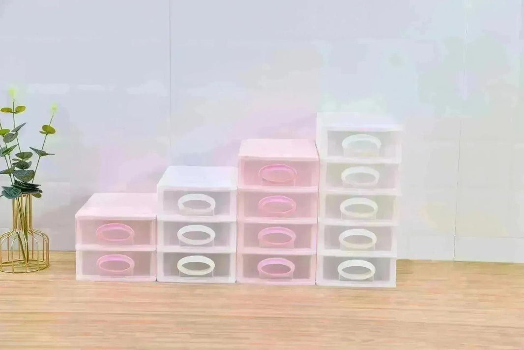Nordic Style Transparent Multi-layer Drawer Plastic Storage Box Women Girls Bedroom Desktop Cosmetic Boxes Jewelry Organizer New - EX-STOCK CANADA