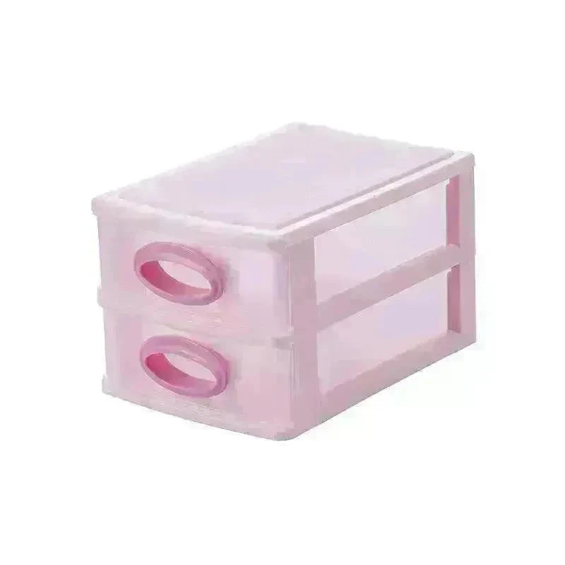 Nordic Style Transparent Multi-layer Drawer Plastic Storage Box Women Girls Bedroom Desktop Cosmetic Boxes Jewelry Organizer New - EX-STOCK CANADA