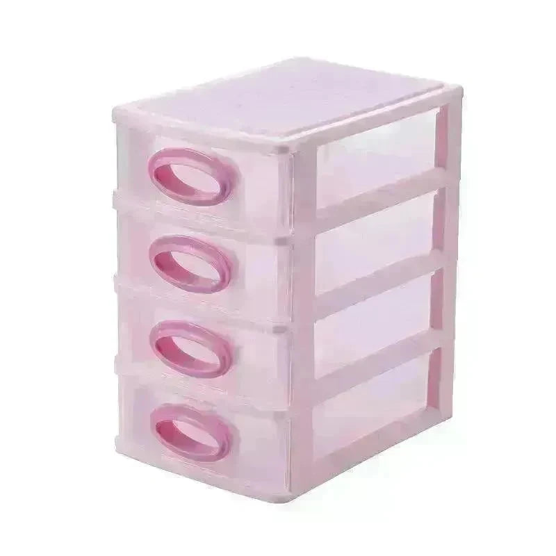 Nordic Style Transparent Multi-layer Drawer Plastic Storage Box Women Girls Bedroom Desktop Cosmetic Boxes Jewelry Organizer New - EX-STOCK CANADA