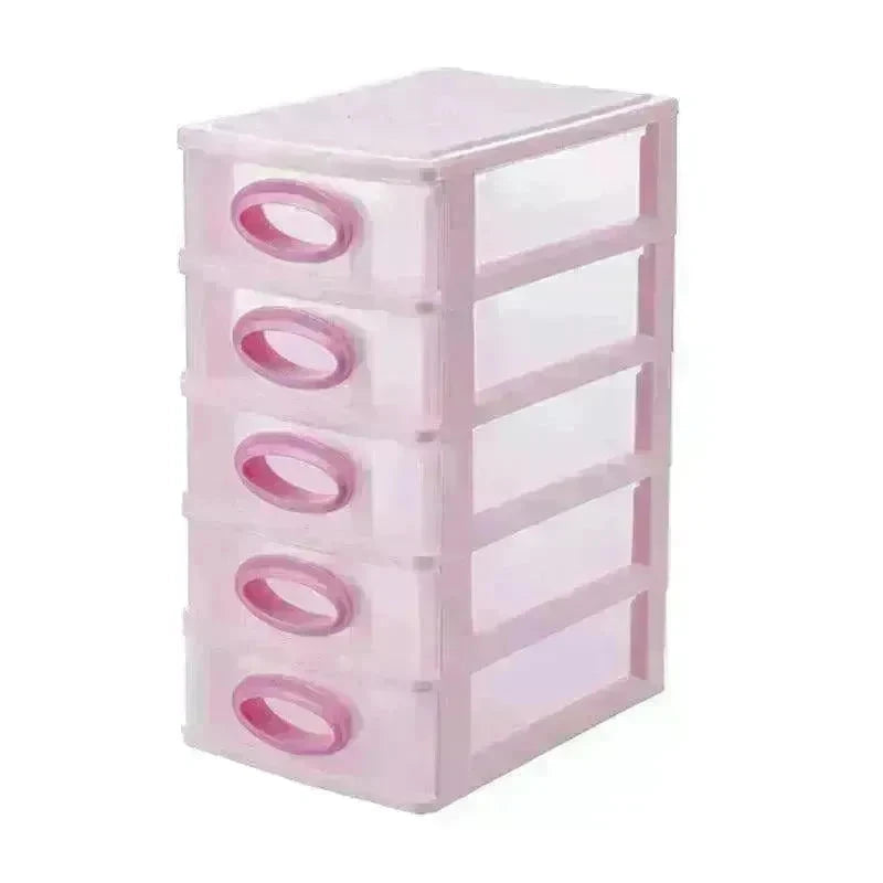 Nordic Style Transparent Multi-layer Drawer Plastic Storage Box Women Girls Bedroom Desktop Cosmetic Boxes Jewelry Organizer New - EX-STOCK CANADA