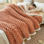 Coral Flannel Winter Thicken Thermal Cover Blanket - EX-STOCK Canada
