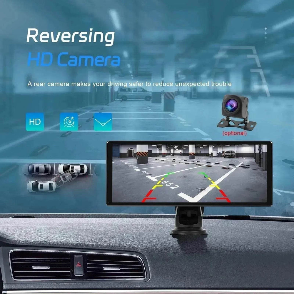 Smart Full Touch HD Android 130 PND WiFi Version2 Auto Play HD Screen Display Steering Wheel Control, Reversing Assistance Car Camera , Supports Wireless Bluetooth Connection and FM Transmitter - EX-STOCK Canada