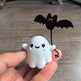 Mini Ghost Walking Dog Statue Halloween Decoration - EX-STOCK Canada