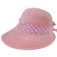 Summer Women's Wide Brim Bowknot All-Match woven Sun Hat - EX-STOCK Canada