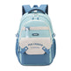 New Student Schoolbag Colorful Contrast Color Schoolbag EX-STOCK