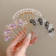 Butterfly Rhinestone Barrette Clip - EX-STOCK Canada