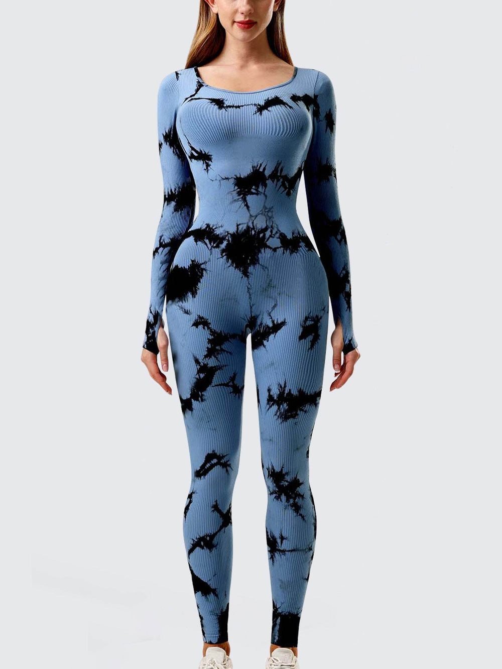 Yoga Jumpsuit & Workout Clothes Slim Thread Long Sleeve Yoga Jumpsuit - EX-STOCK Canada