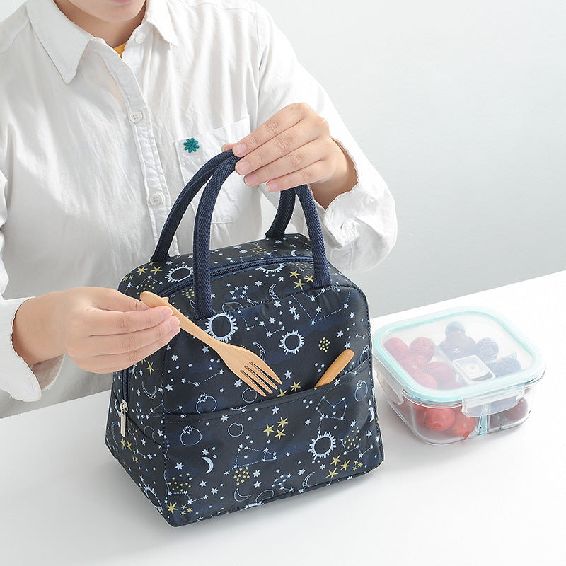 Cold Insulation Thermal Bag Aluminum Foil Thickening Lunch Bag Handbag EX-STOCK