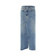 Washed Denim Front Split High-grade Jeans Skirt - EX-STOCK Canada