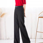 Fashion Summer Casual High waist plain trouser Pants For Women - EX-STOCK Canada