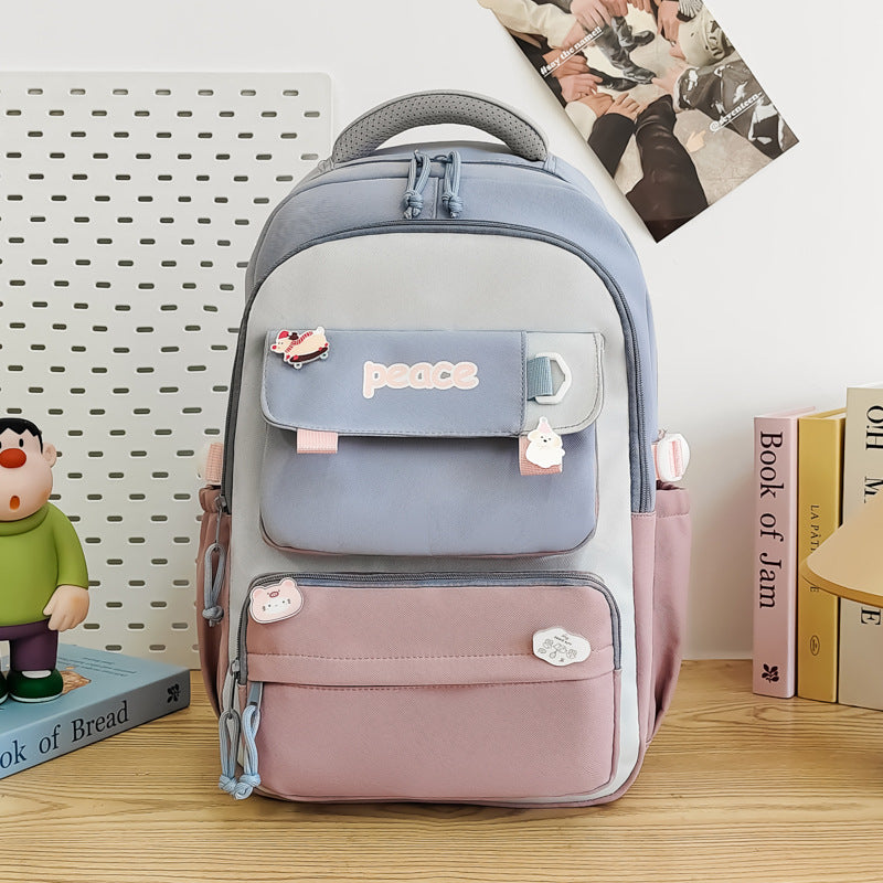 Women's Large Capacity Lightweight Simple Schoolbag EX-STOCK