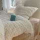 Rabbit Plush Four-piece Set Thickened Milk Fiber Sheets Coral Fleece Duvet Cover EX-STOCK Canada 