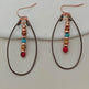 Turquoise Beaded Bohemian Vintage Earrings - EX-STOCK Canada