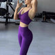C3M European And American High Waist Sweat-absorbent Workout Clothes Sling Yoga Suit - EX-STOCK CANADA