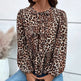 Casual Loose Lantern sleeve Buckle blouse Top For Women - EX-STOCK CANADA