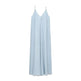 Elegant Women’s Summer Maxi Dress Casual Spaghetti Straps Solid V-Neck Cami Backless Dresses - EX-STOCK CANADA