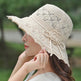 New Summer Outdoor Sunshade UV Protection Wide Brim Crotchet Sun Hat with neck flap for women - EX-STOCK Canada