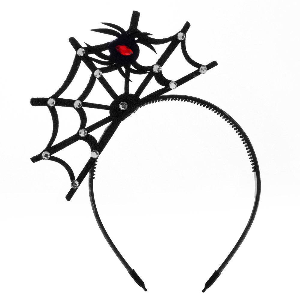 Lace Spider Web Hair-hoop Headband Halloween Ghost Festival - EX-STOCK Canada