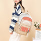 Fashion Color Contrast Leisure Travel Backpack EX-STOCK