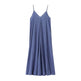 Elegant Women’s Summer Maxi Dress Casual Spaghetti Straps Solid V-Neck Cami Backless Dresses - EX-STOCK CANADA