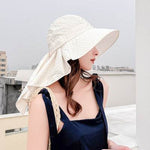 Fashionable Summer Protection UV Protection Dome Cotton Wide Brim Sun Hat - EX-STOCK Canada