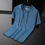 Quick-drying Hooded T-shirt Exercise Workout Clothes High Elasticity - EX-STOCK CANADA