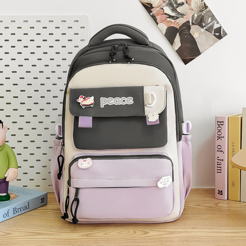 Women's Large Capacity Lightweight Simple Schoolbag EX-STOCK